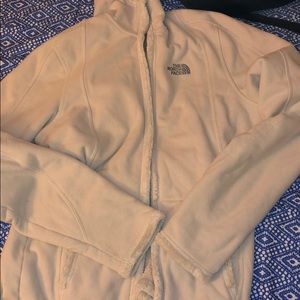 White fleece Northface